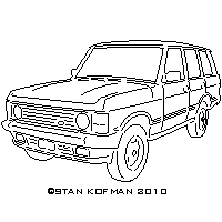 1988 Range Rover cnc art