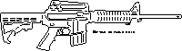 ar15 vector dxf clip art