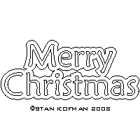 Christmas Sign dxf