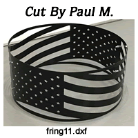 Custom dxf cnc metal art