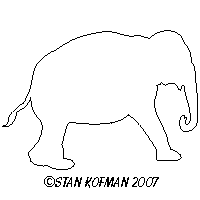 elephant cnc art