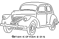 1939 Willys cnc dxf art