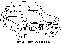 1950 Mercury 2 door dxf