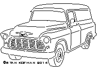 1955 Chevy Panel Truck