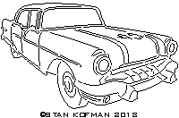 dxf cnc 1956 Pontiac