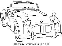 1957 Triumph TR3 dxf