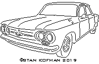 cnc dxf 1961 Corvair