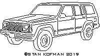 cnc dxf 1984 Jeep Cherokee