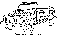 VW Thing cnc dxf art