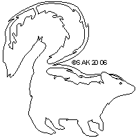 skunk dxf art