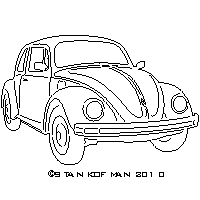 vw bug dxf